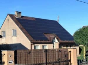zonnepanelen installatie bij een particulier in Opglabbeek